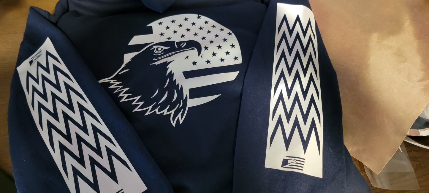 USPS reflective Hoodie, Postal Worker, Post Office