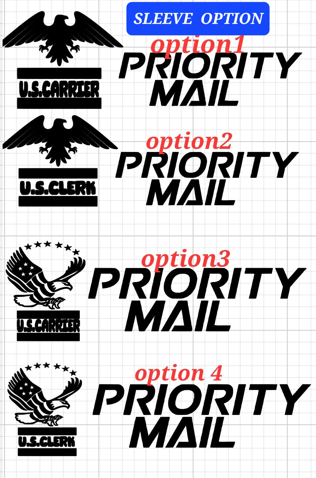 United States Postal Service USPS Custom long sleeve