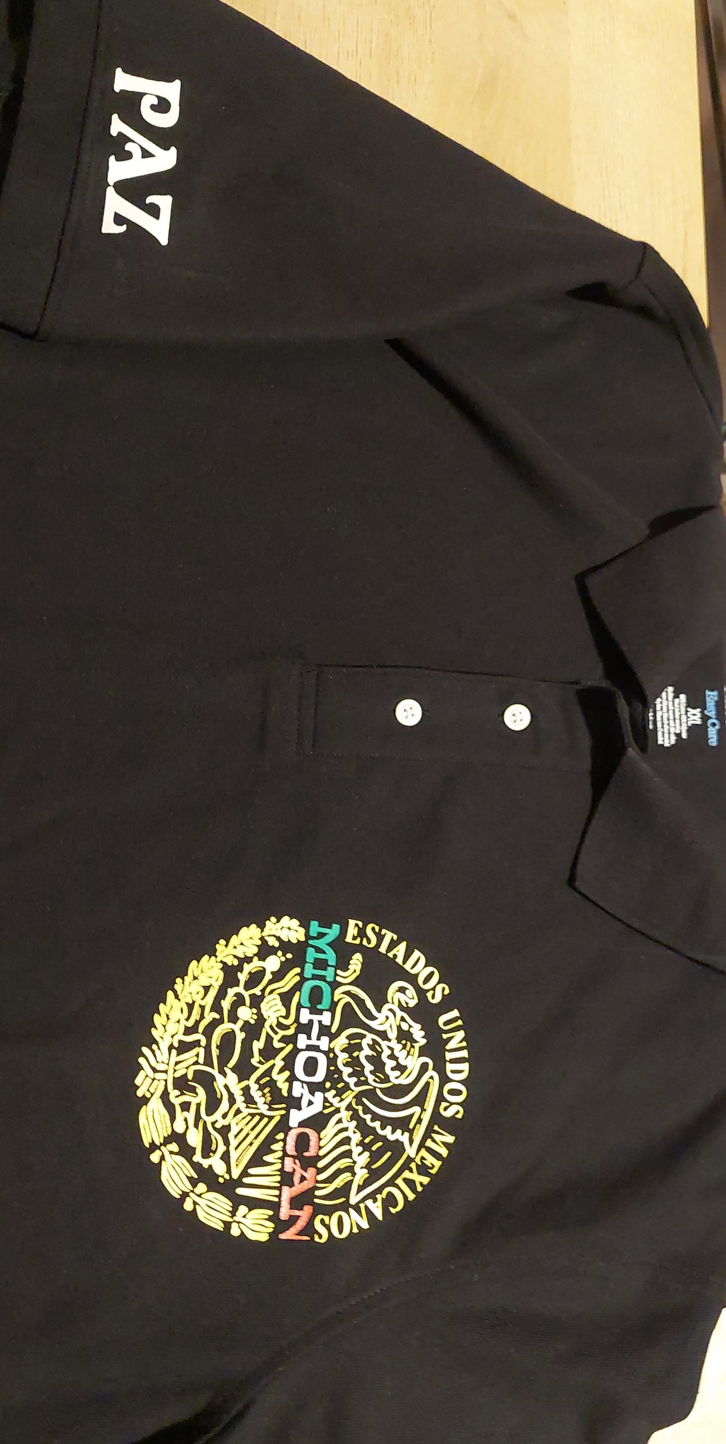 Polo shirt with Mexican logo