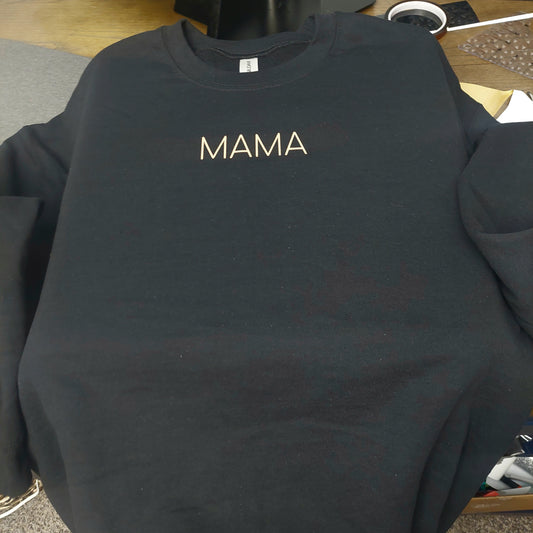 Mama with names on sleeve
