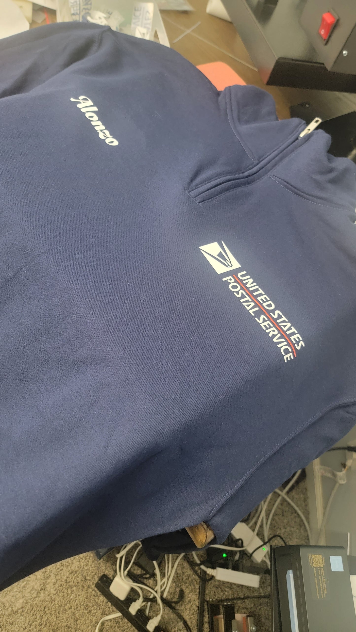 Postal Quarter Zip Sweatshirt