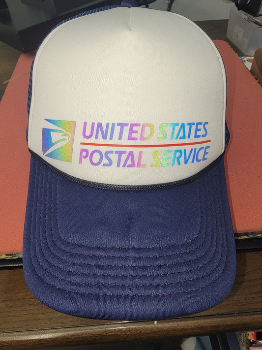 Colorful Reflective Postal Hat
