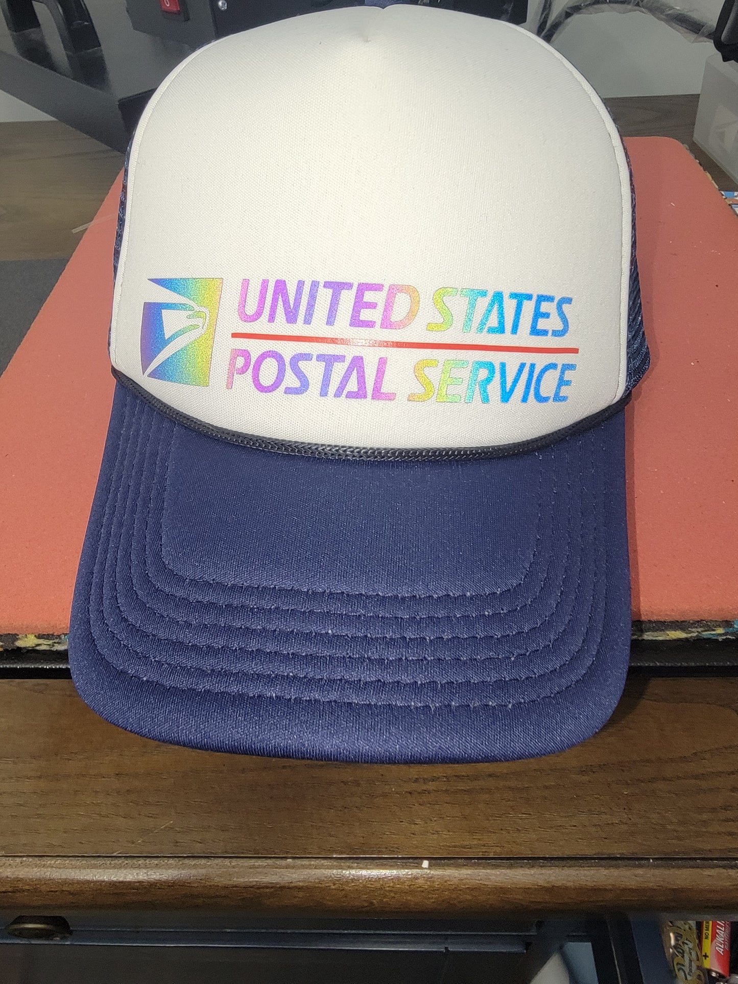 Colorful Reflective Postal Hat