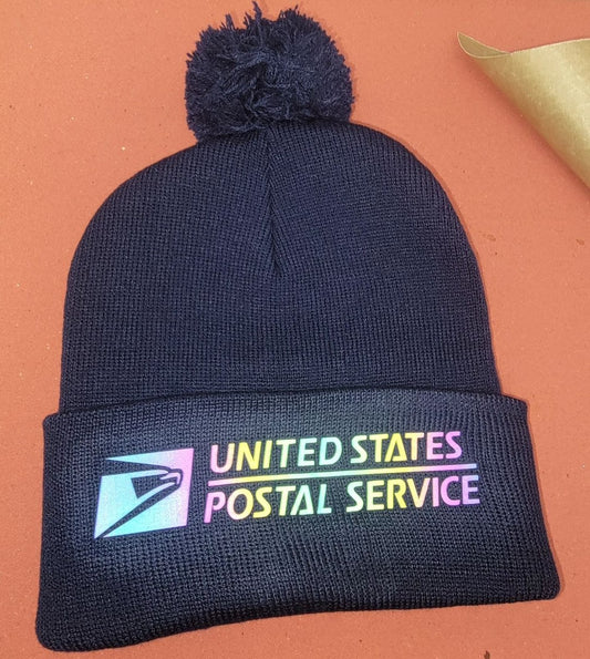 USPS Colorful Reflective Postal Beanie