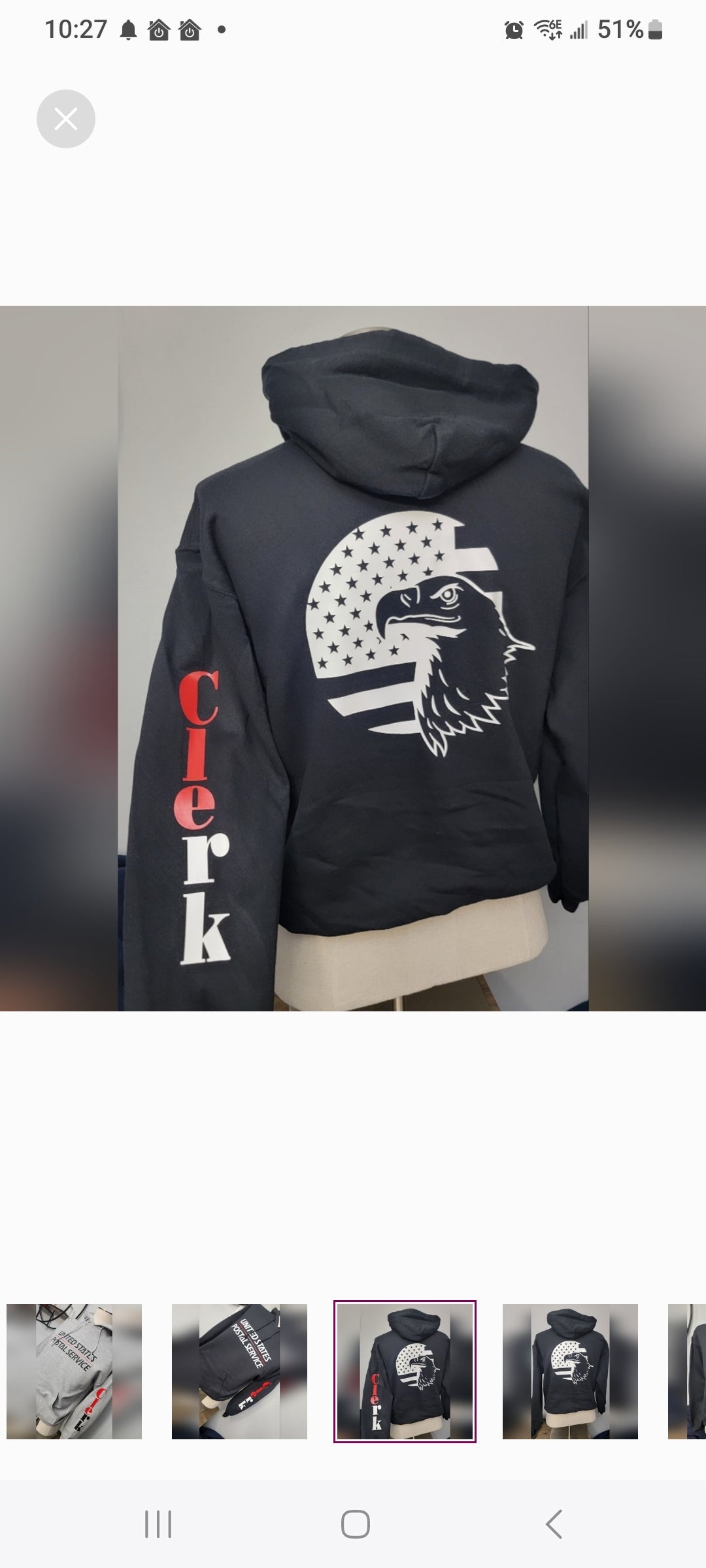 USPS Hoodie/Zip Up