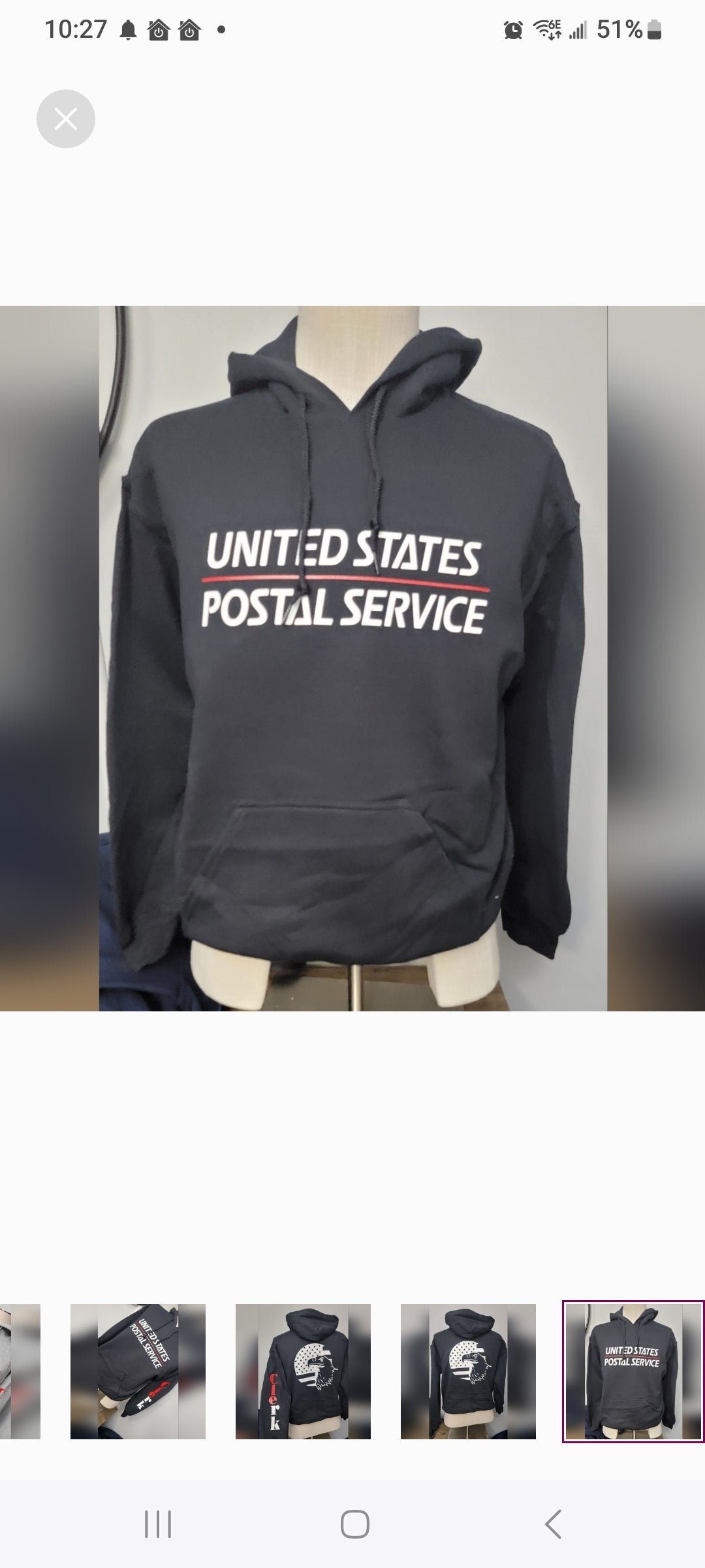 USPS Hoodie/Zip Up