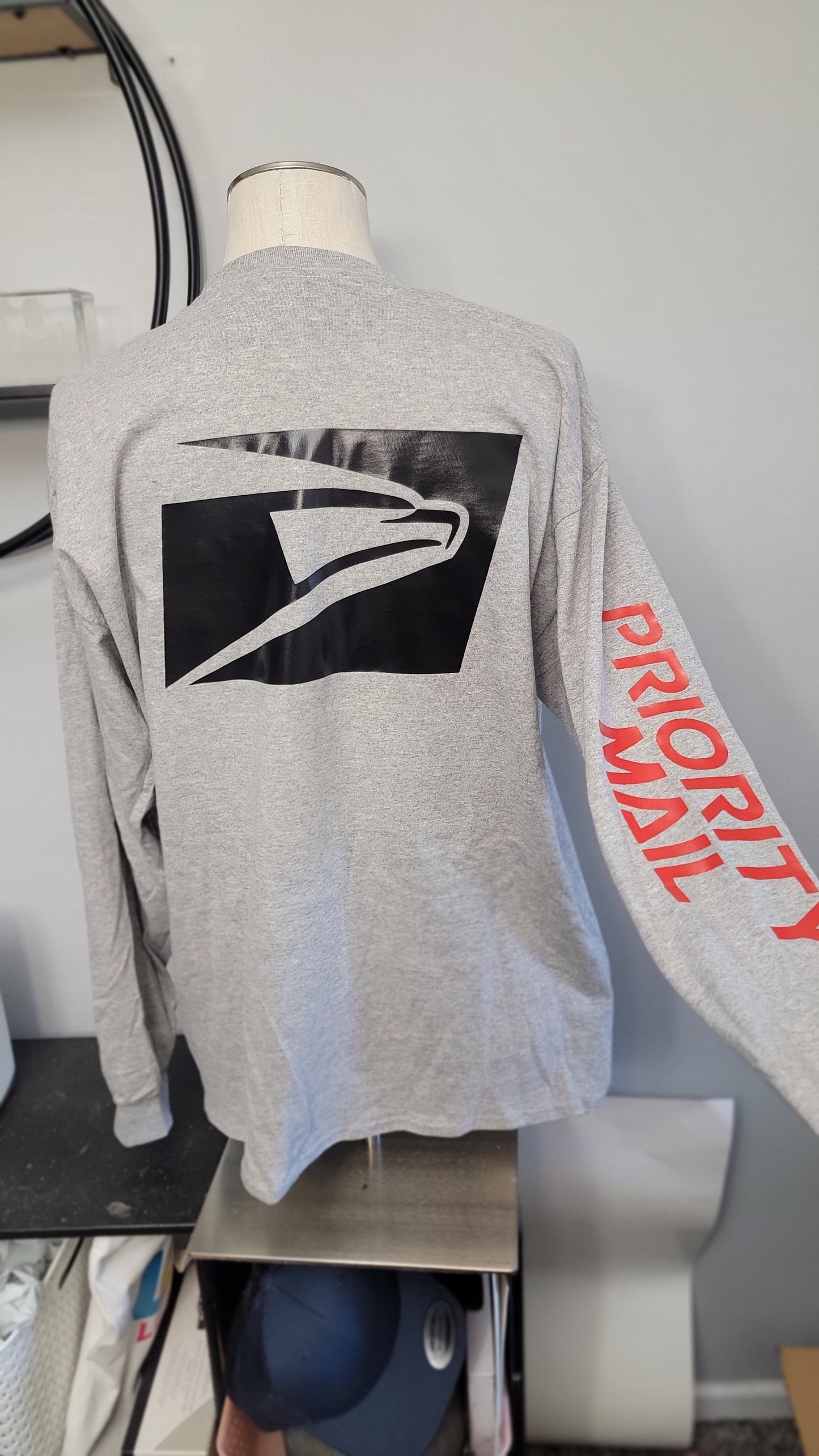 USPS Long Sleeve Shirt with eagle on back