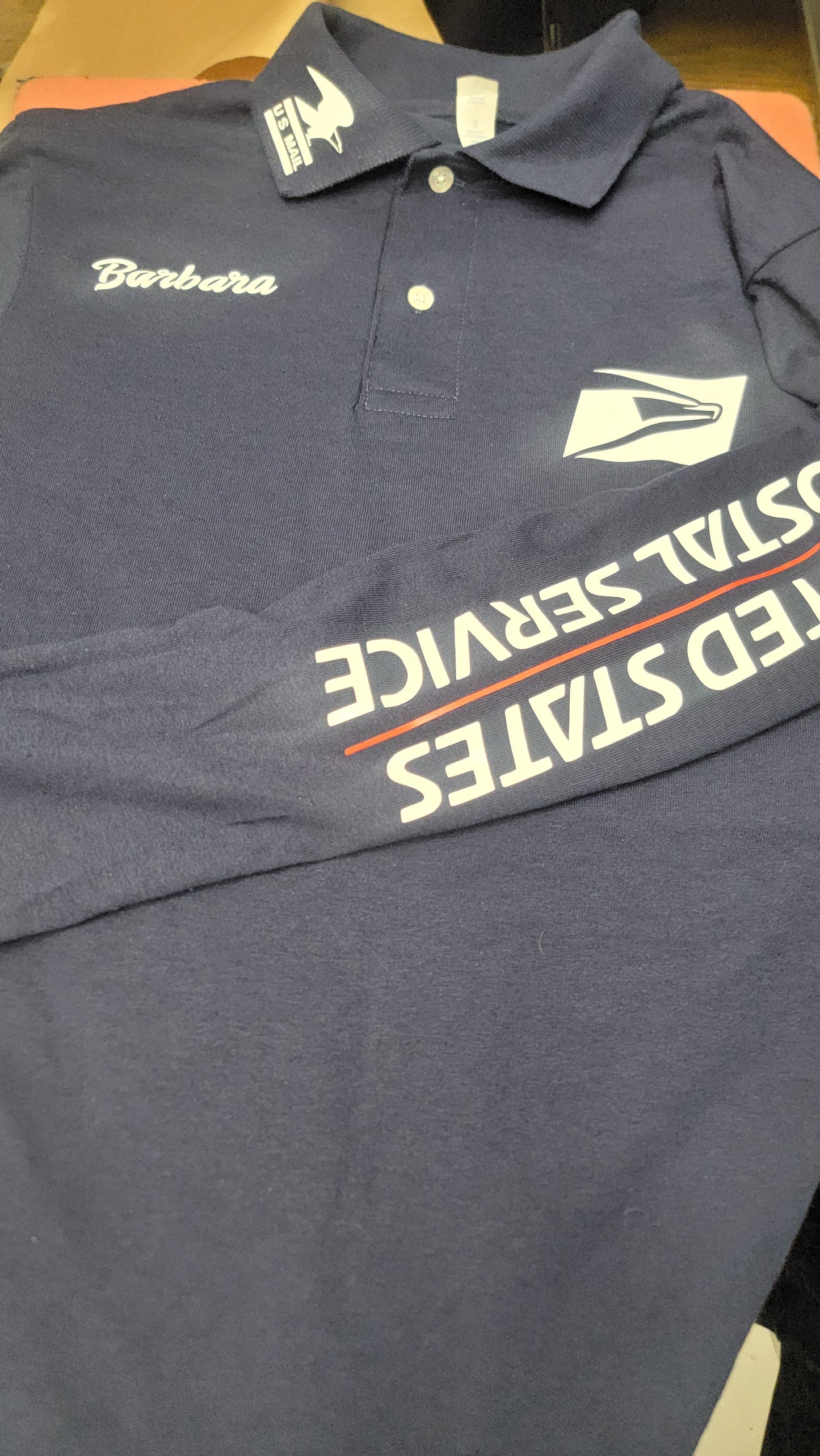 USPS Dri fit Polo long sleeve