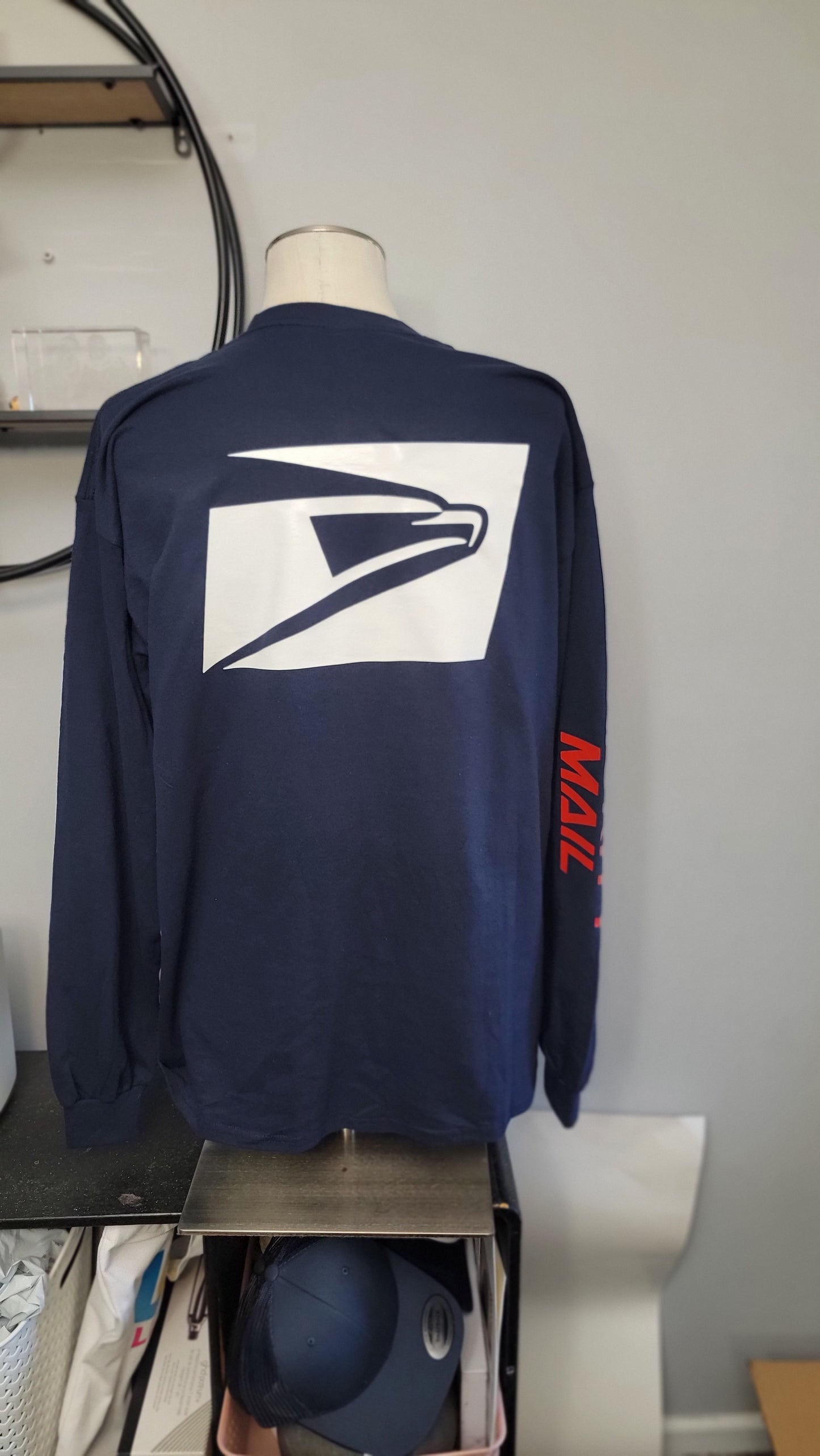 USPS Long Sleeve Shirt with eagle on back