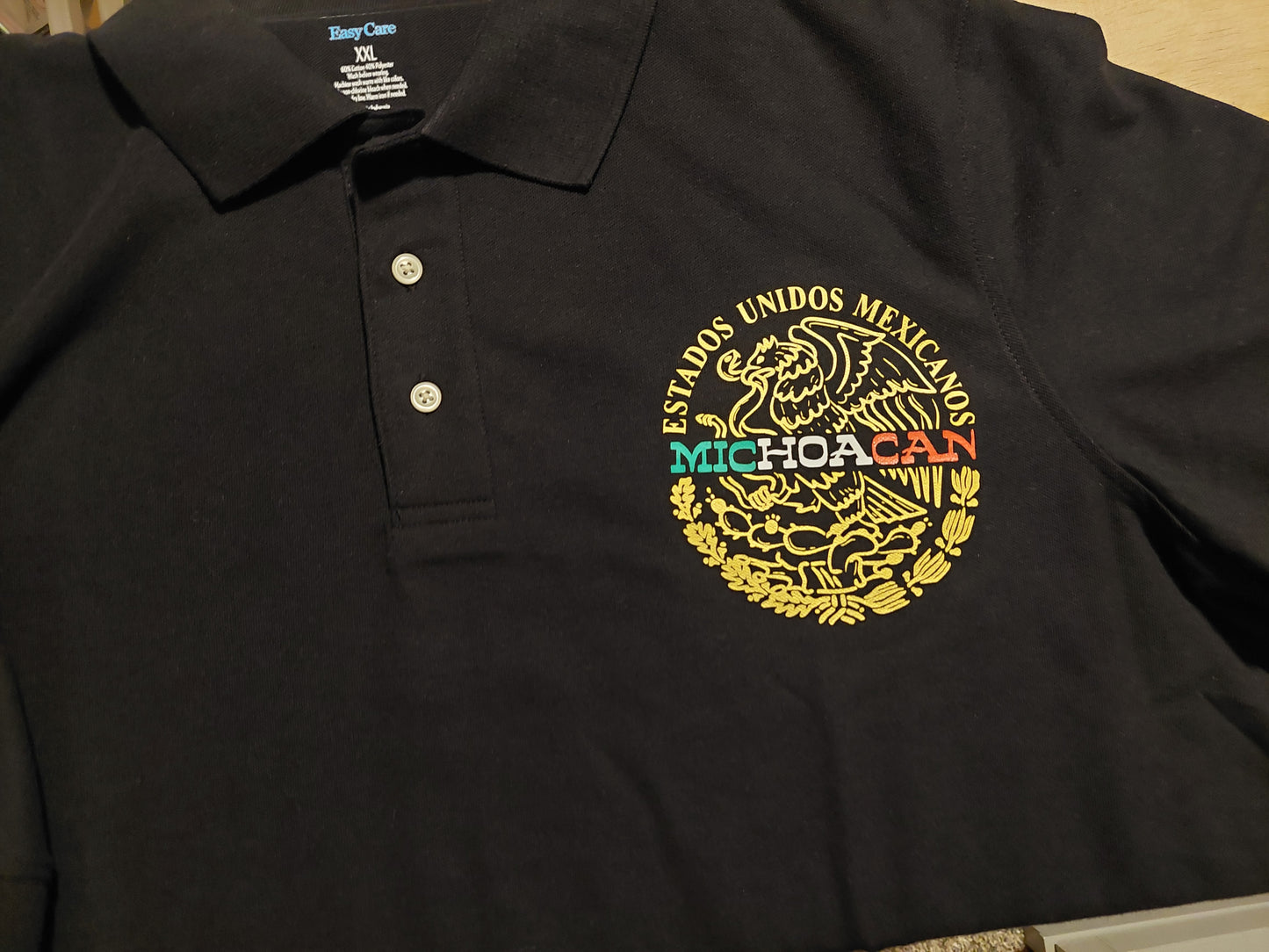 Polo shirt with Mexican logo