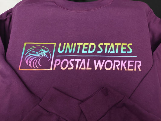 USPS Metallic mail Long Sleeve/ Sweatshirt