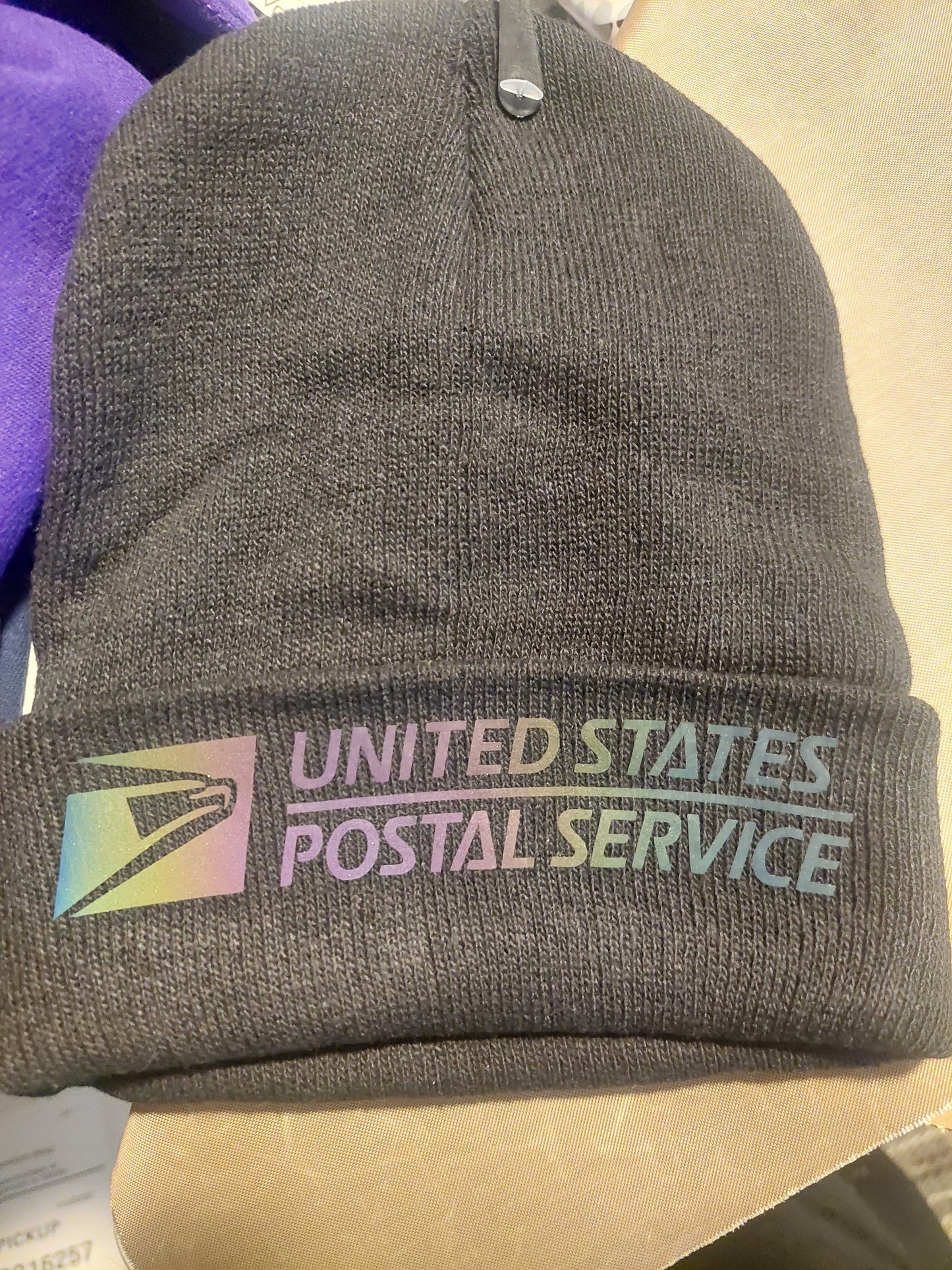 USPS Colorful Reflective Postal Beanie