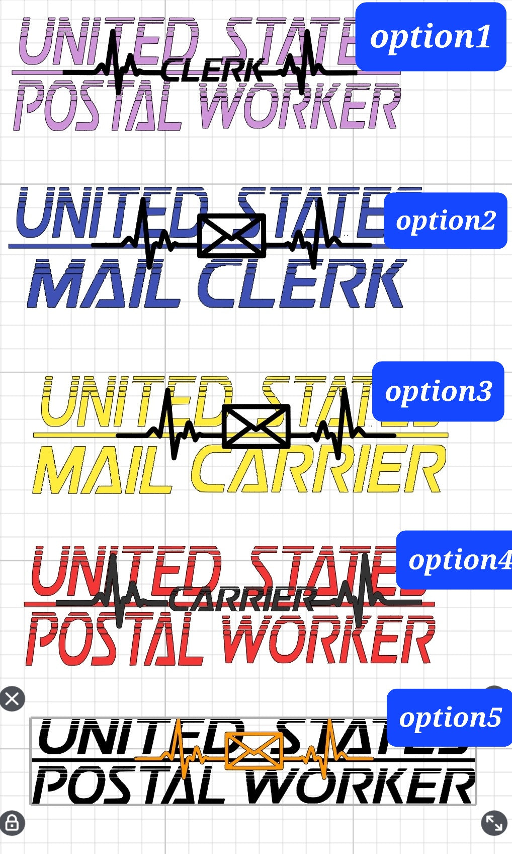 USPS Metallic Mail TShirt